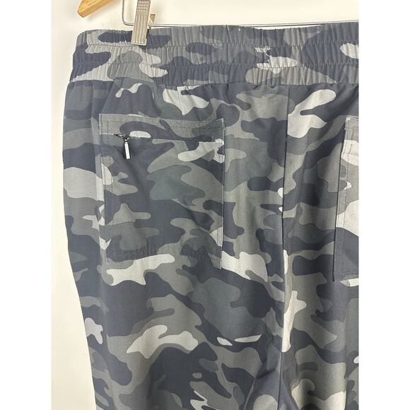 Chicos Zenergy Camo Joggers Black Gray Camouflage Cargo Leisure 3.5 Plus Size 18 - Picture 10 of 11